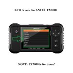 LCD Screen Display Replacement for ANCEL FX2000 OBD2 Scanner